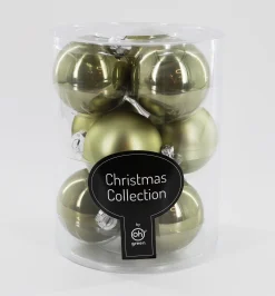 Kerstballen|ohgreen Set van 9 kerstballen