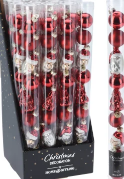 Kerstballen|ohgreen Set van 9 kerstballen