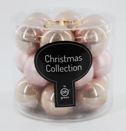 Kerstballen|ohgreen Set van 18 kerstballen