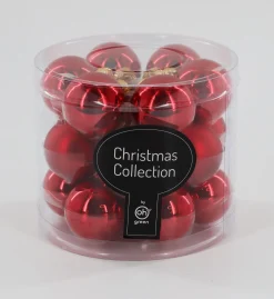 Kerstballen|ohgreen Set van 18 kerstballen