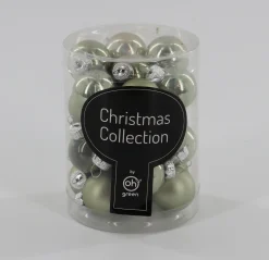 Kerstballen|ohgreen Set van 18 kerstballen