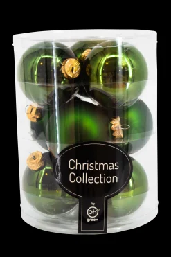 Kerstballen|ohgreen Set van 9 kerstballen