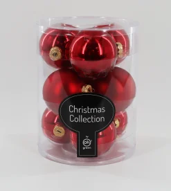 Kerstballen|ohgreen Set van 9 kerstballen