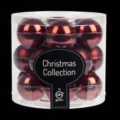 Kerstballen|ohgreen Set van 18 kerstballen