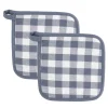 In En Rond De Keuken|ohgreen Set van 2 pannenlap gingham