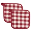 In En Rond De Keuken|ohgreen Set van 2 pannenlap gingham