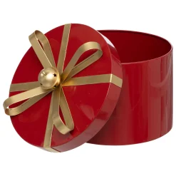 Thema Classic|Kerstdecoratie|ohgreen Set van 3 ronde metalen dozen
