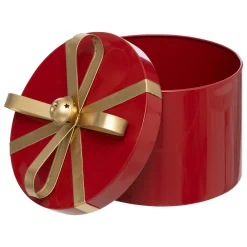 Thema Classic|Kerstdecoratie|ohgreen Set van 3 ronde metalen dozen