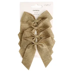 Kerstornamenten|ohgreen Set van 4 strikken 12x10cm-40mm