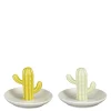 Sfeermakers|ohgreen Sieradenhouder cactus groen geel 2 assorti - h8xd11cm