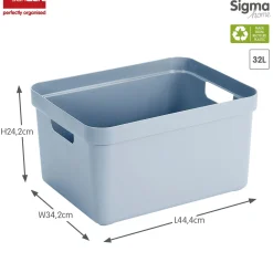 Sfeermakers|Ecocheques|ohgreen Sigma home opbergbox 32l blauw