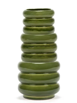 Potten En Vazen|ohgreen Sixties Sierpot s l11xb11x9,5 groen