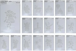 Kunstsneeuwproducten|ohgreen Sjabloon kerstdessin