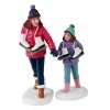 Lemax Kerstdorpen|ohgreen Skating sisters, set of 2