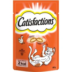 Kat Voeding|ohgreen Snack voor katten | catisfaction kip 60g