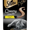 Kat Voeding|ohgreen Snacks voor katten |sheba creamy snack 4x12g kip