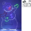 Deco Verlichting Buiten|ohgreen Sneeuwpop 79cm 246 led