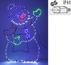 Deco Verlichting Buiten|ohgreen Sneeuwpop 79cm 246 led
