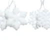 Kerstornamenten|ohgreen Sneeuwvlok foam11cm wit