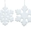 Kerstornamenten|ohgreen Sneeuwvlok foam42cm wit