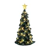 Lemax Kerstdorpen|ohgreen Snowy christmas tree clear light