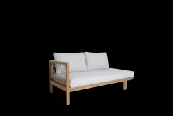 Tuinmeubelen|ohgreen Sofa 3-zit Salvatore in teak en weaving rope (links)