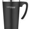 In En Rond De Keuken|ohgreen Soft touch travel mug zwart 420ml