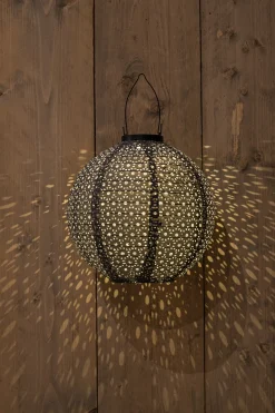 Verlichting|Ecocheques|ohgreen Solar lampion 25cm grijs/marrakesh