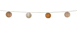 Verlichting|Ecocheques|ohgreen Solar lampion wit/oker/vanille - 10 stuks