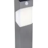 Verlichting|Ecocheques|ohgreen Solstel solar tuinpaal met sensor roestvrij staal led 2.3w