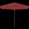 Parasol|ohgreen Staparasol miami d250 antraciet-rood