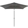 Parasol|ohgreen Staparasol miami 200x200 antraciet- donkergrijs
