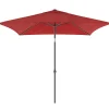 Parasol|ohgreen Staparasol miami 200x200 antraciet-rood