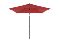 Parasol|ohgreen Staparasol miami 200x200 antraciet-rood