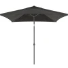 Parasol|ohgreen Staparasol miami 200x200 antraciet-grijs