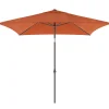 Parasol|ohgreen Staparasol miami 200x200 antraciet-oranje