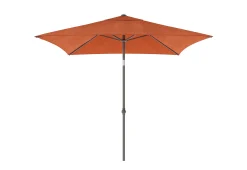 Parasol|ohgreen Staparasol miami 200x200 antraciet-oranje