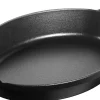 Koken|ohgreen Stapelbaar bord , ovaal 24 cm - zwart