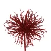 Kerstdecoratie|ohgreen Stekelbal op steel wijnrood