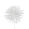 Kerstdecoratie|ohgreen Stekelbal op steel wit