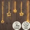 Basis Kerstverlichting|ohgreen Sterrengordijn 186 led