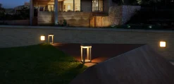 Verlichting|Ecocheques|ohgreen Table cube solar draagbare tuinpaal zilver grijs led 1w