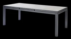 Tuinmeubelen|ohgreen Tafel Albin 220-280x100cm antraciet/keramiek