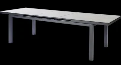 Tuinmeubelen|ohgreen Tafel Albin 220-280x100cm antraciet/keramiek