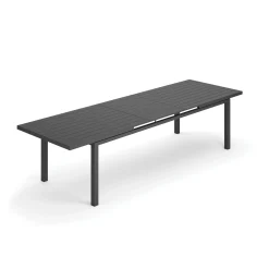 Tuinmeubelen|ohgreen Tafel Albin 256-320x100cm charcoal/aluminium