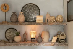 Verlichting|ohgreen Tafellamp nina jute beige