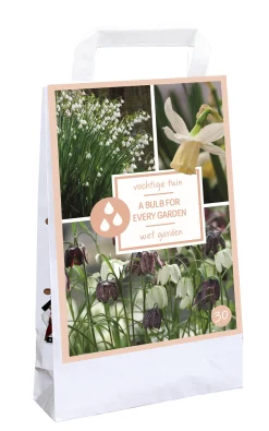 Ecocheques|Bloembollen|ohgreen Tas 'a bulb for every garden' met 30 bloembollen wet garden