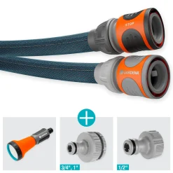 Bewatering|Ecocheques|ohgreen Textielslang Liano Xtreme 15m Set