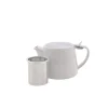 Onderweg|ohgreen THEEPOT+INFUSER GEBR.WIT 500ML