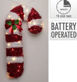 Deco Verlichting Binnen|Thema Classic|ohgreen Tinsel candy cane 30led